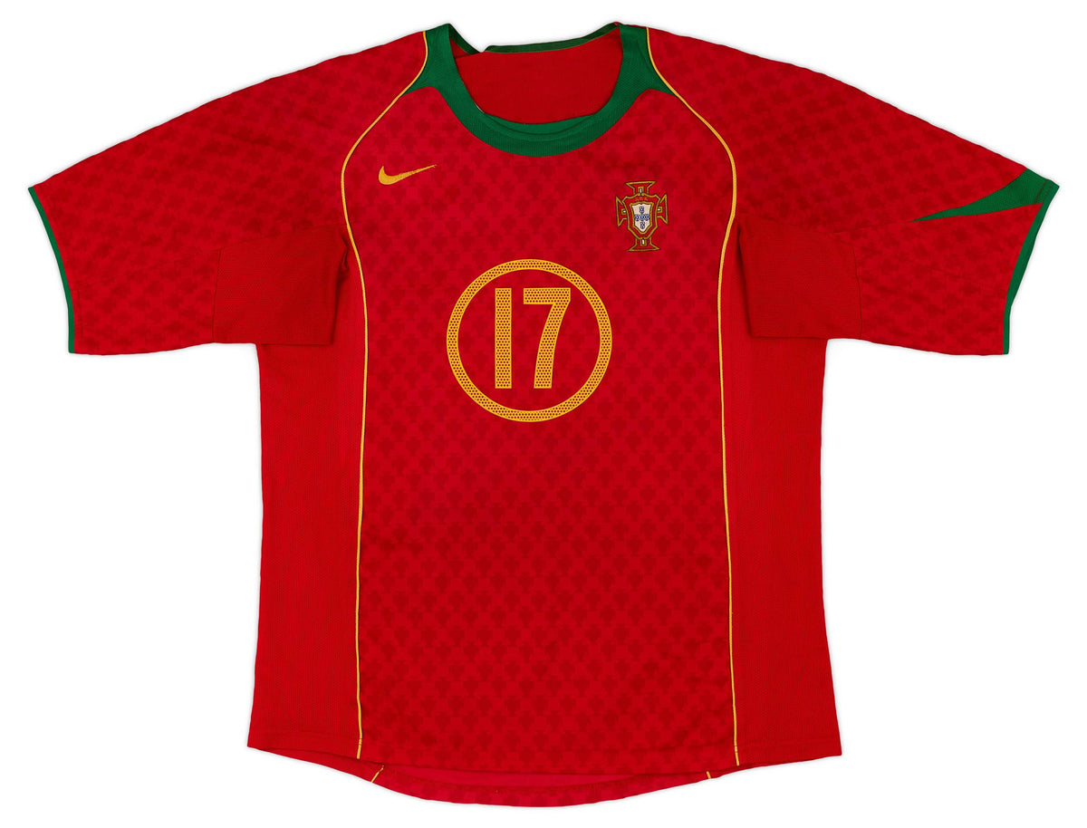 C. Ronaldo 17 - 2004 Portugal Home Jersey - Retro