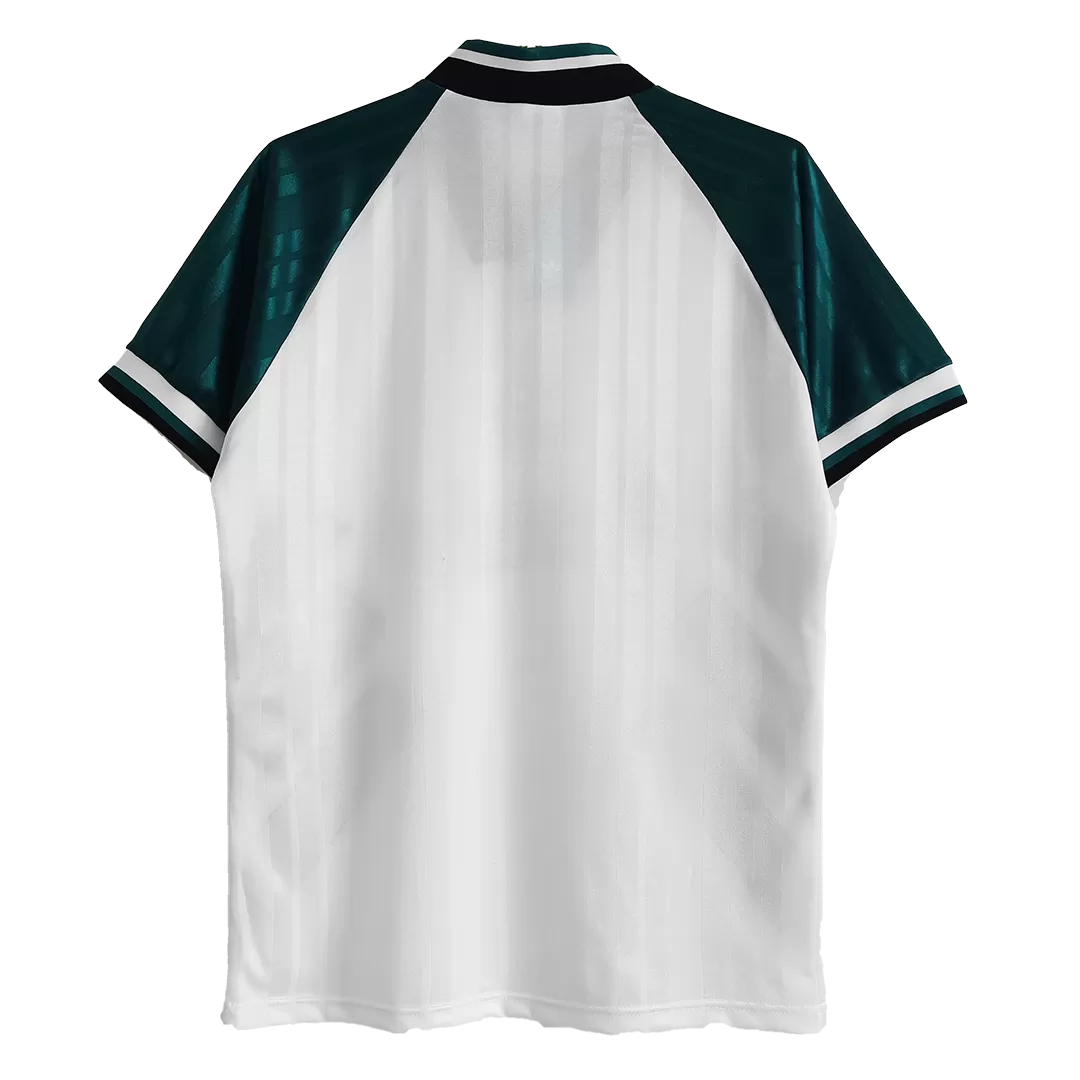 1993/95 Liverpool Away Jersey (White/Green) - Retro