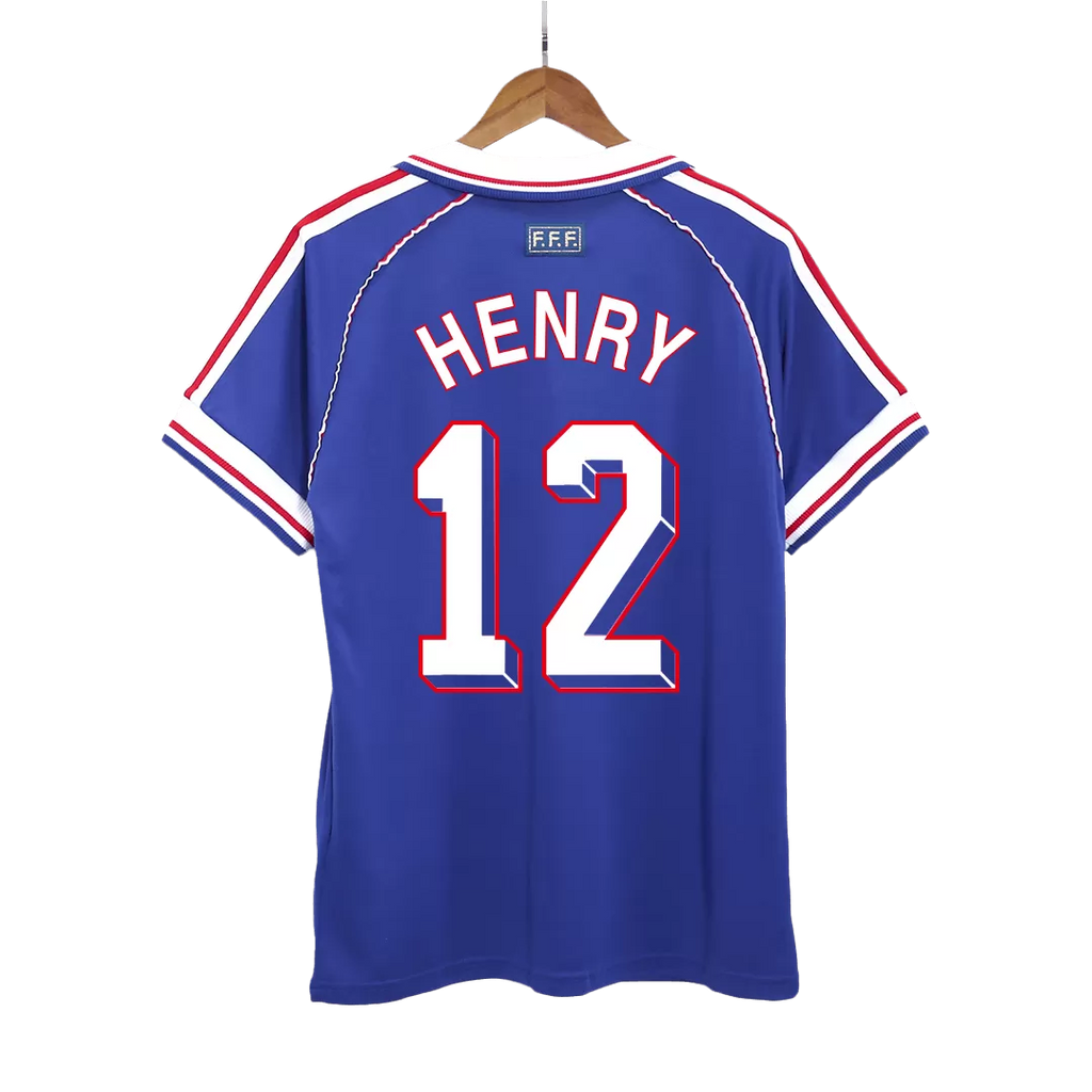 HENRY 12 - 1998 France Home Jersey - Retro