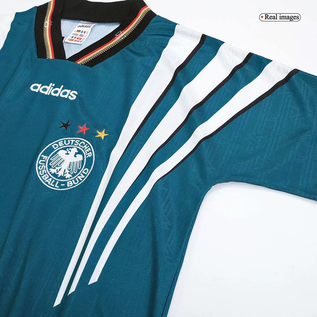 Klinsmann 18 - 1996/97 Germany Away Jersey - Retro ( Original Quality )
