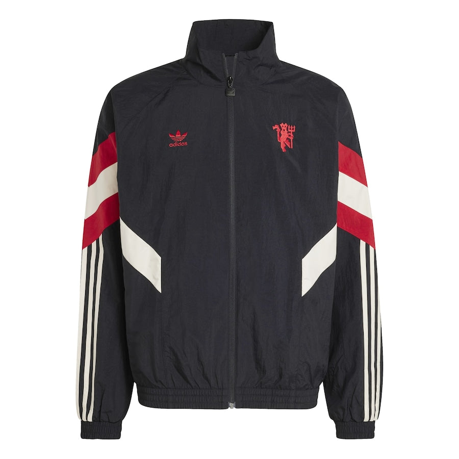 Manchester United Black Windbreaker Jacket 2025/26