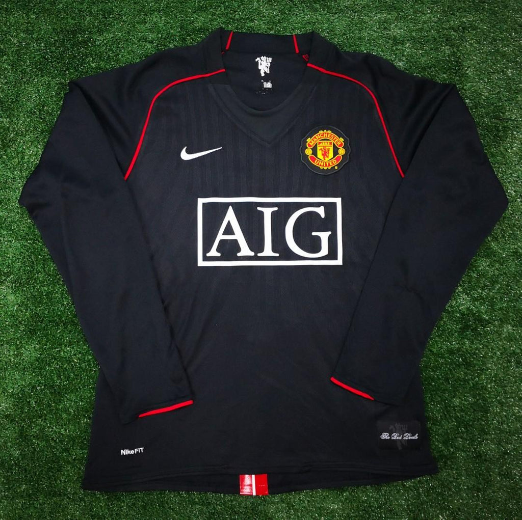 2007-08 Ronaldo 7- Manchester United Away Fullsleeves - Retro