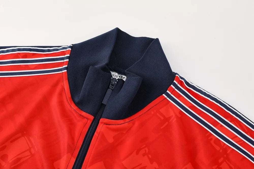 Gunners Navy Blue And Red Anthem Jacket - 2025/26