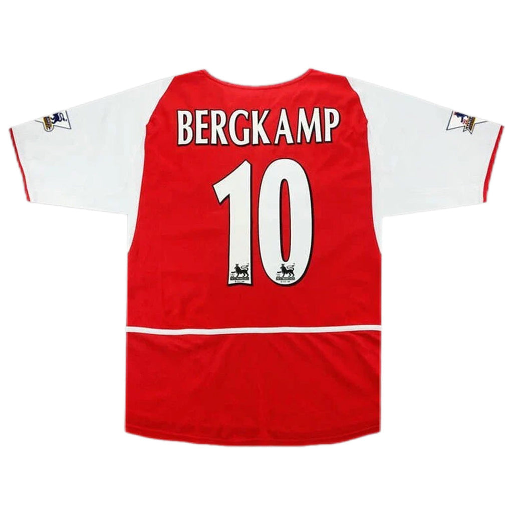 Bergkamp 10 - 2002/04 Gunners Home Jersey - Retro