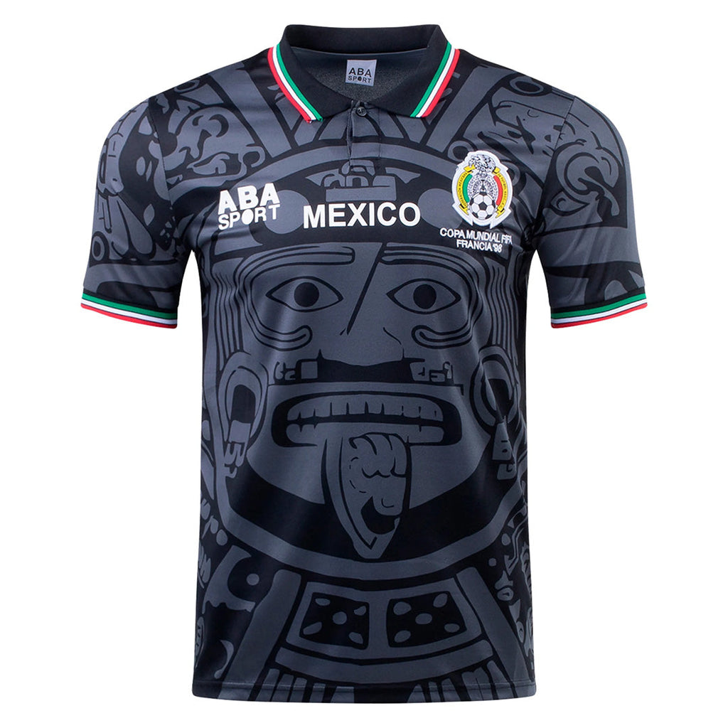 1998 Mexico Third Black Jersey - Retro (Authentic)