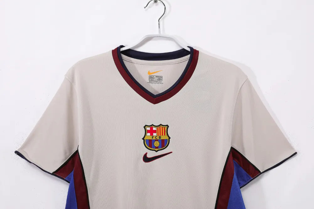 1998/99 FCB Away Cream - Retro Jersey