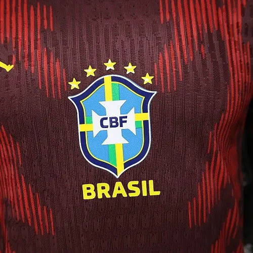 Brazil Red Goalkeeper Red World Cup 2026 - Player Version (Authentic)