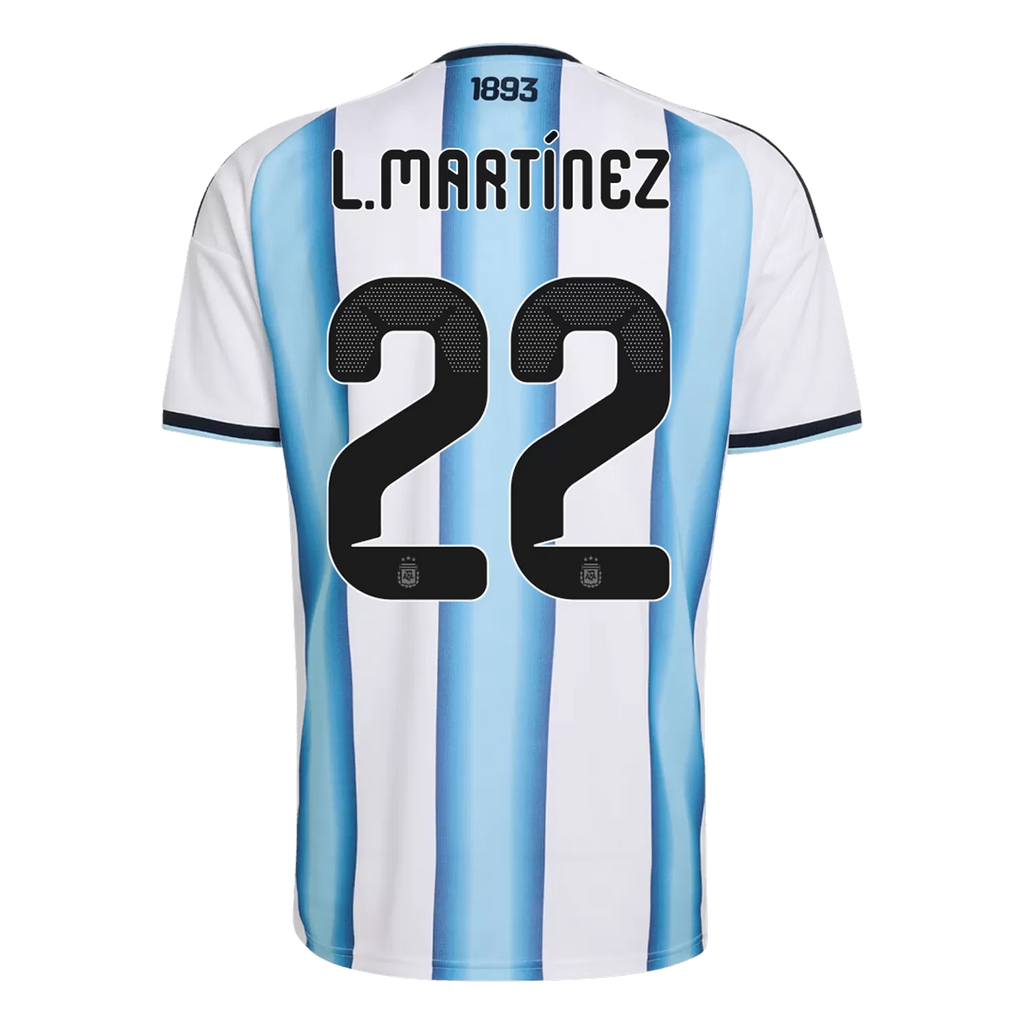 L. Martinez 22 - Argentina Home World Cup 2026 - Master Quality