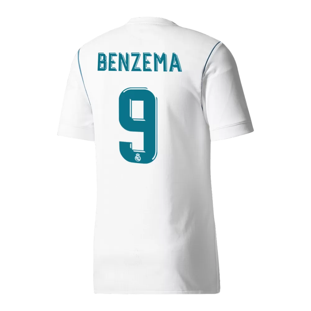 Benzema 9 - 2017/18 Merengues Home Jersey - Retro