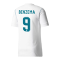 Benzema 9 - 2017/18 Merengues Home Jersey - Retro