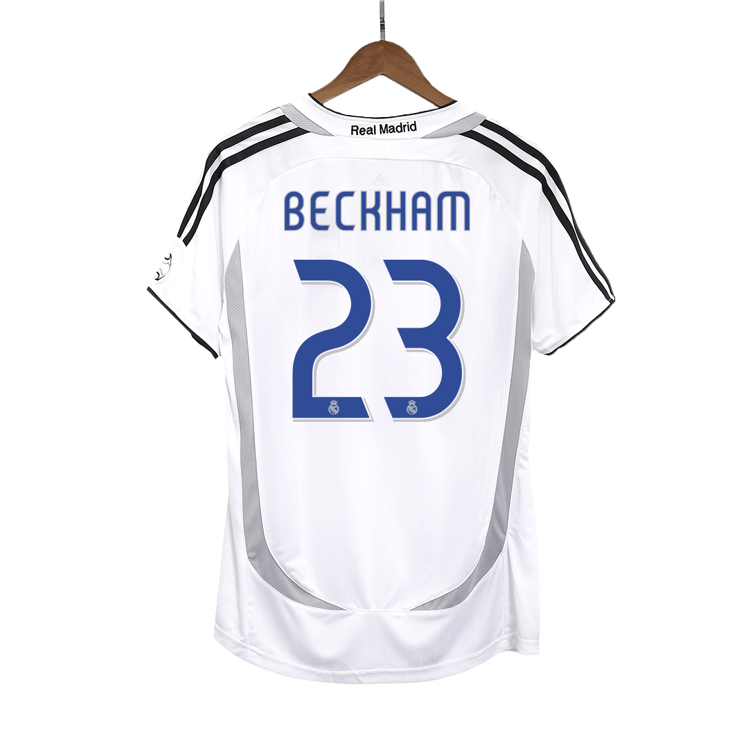 Beckham 23 - 2006/07 Merengues Home Jersey - Retro