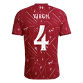 Virgil 4 - Liverpool Home 2026/27 - Player Version Quality (UCL Font)
