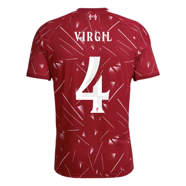 Virgil 4 - Liverpool Home 2026/27 - Player Version Quality (UCL Font)