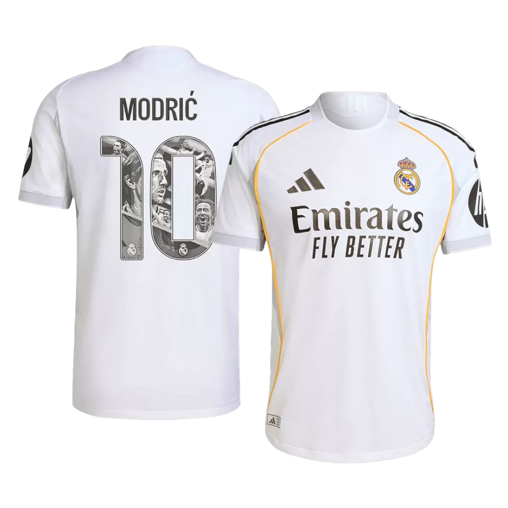 Modric 10 (Special Print) - Merengues Home 2025/26 - Player Version Quality