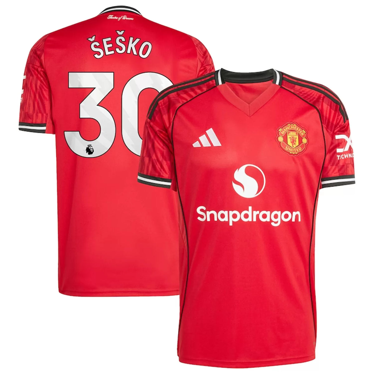 Sesko 30 - Manchester United Home 2025/26 - Master Quality