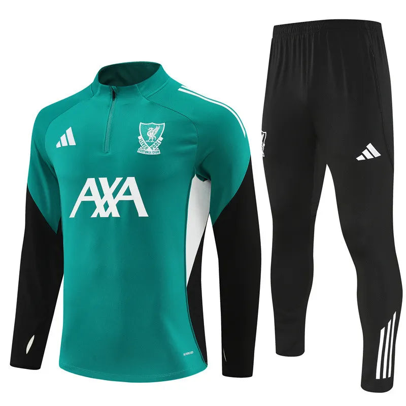 Liverpool Green Training Tracksuit 2025/26