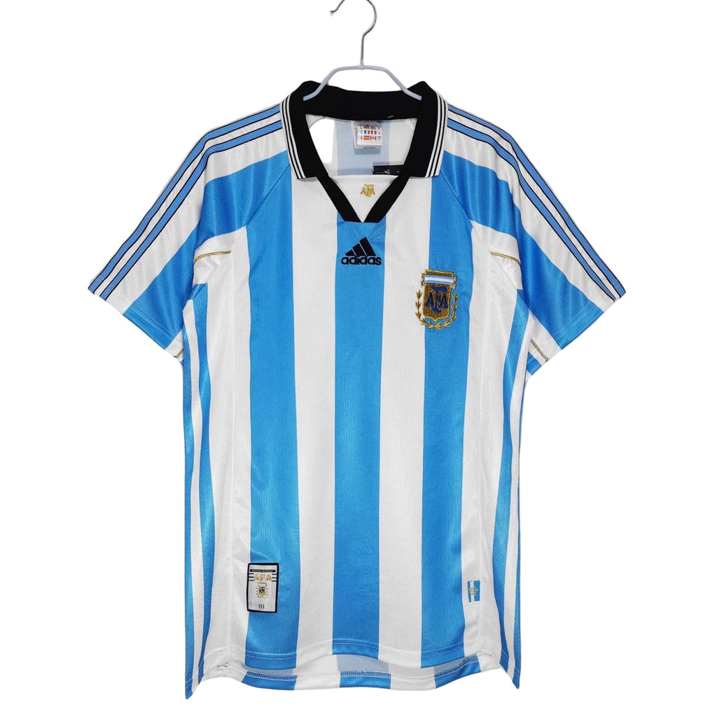 1998 Argentina Home Retro Jersey - Authentic
