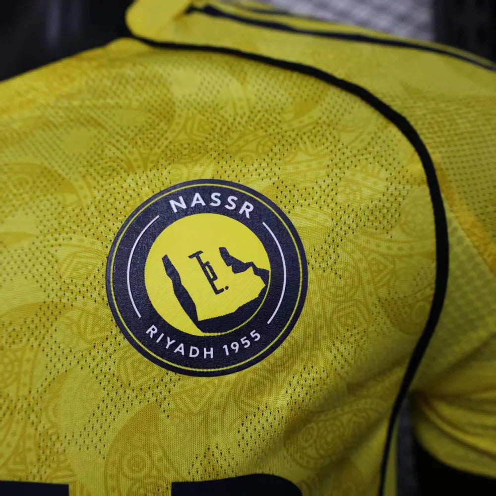 Ronaldo 7 - Al Nassr Home 2025/26 Yellow - Player Version