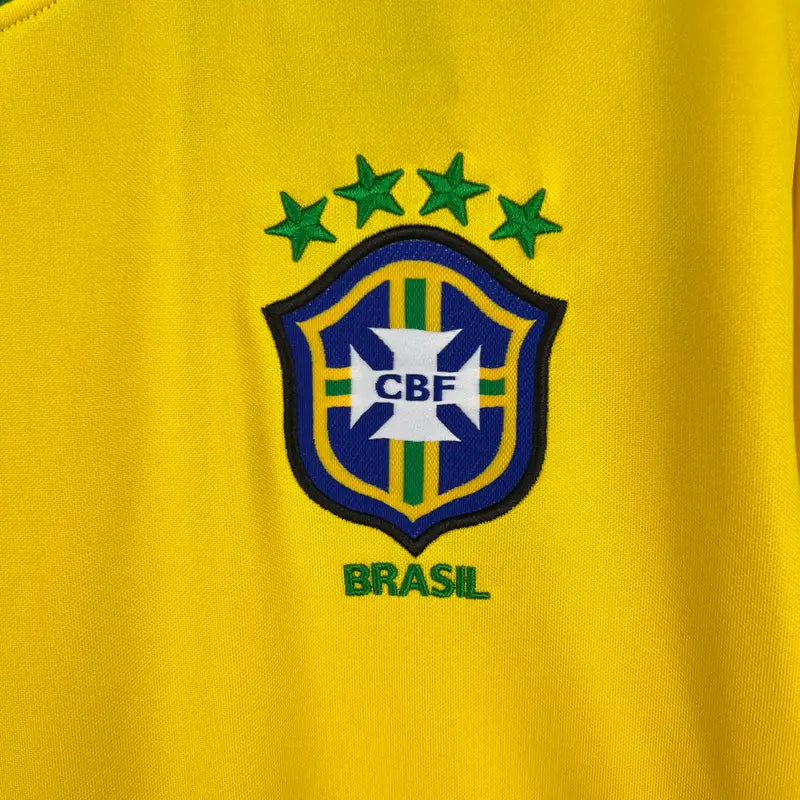 1998/00 Brazil Home Fullsleeves Jersey - Retro ( Original Quality )