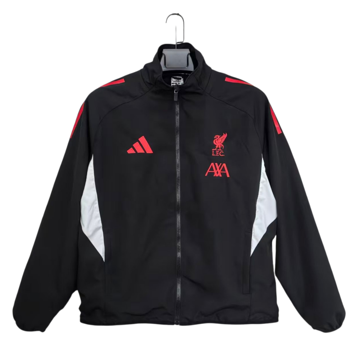 Liverpool Black Windbreaker Jacket 2025/26