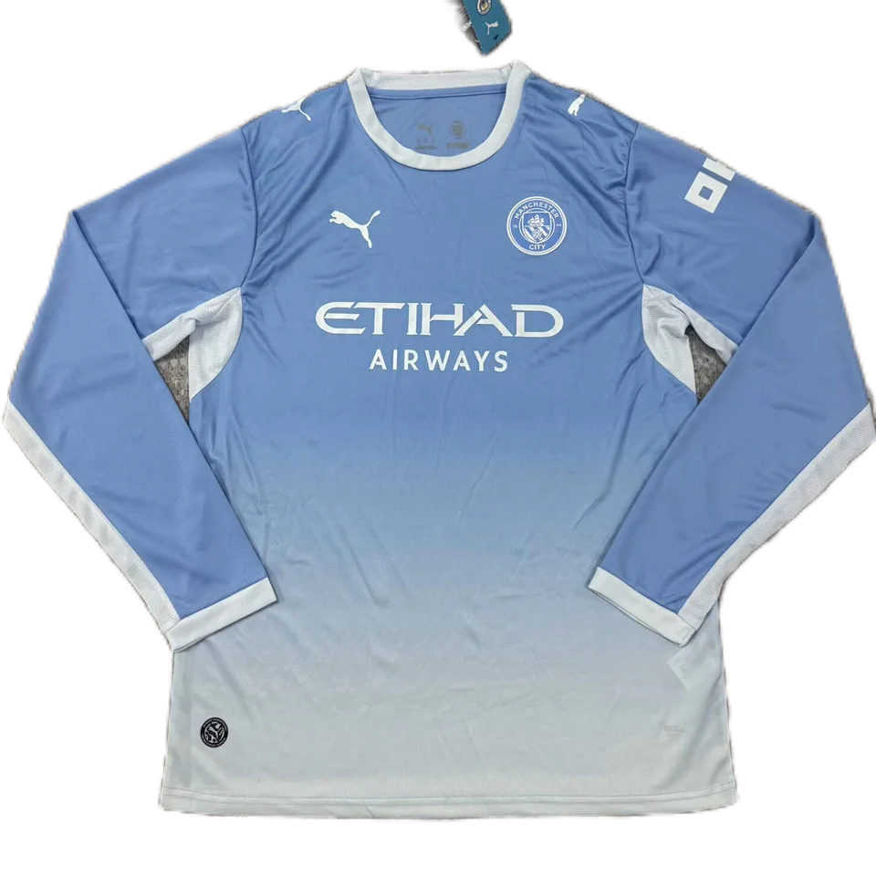 Manchester City Home Fullsleeves Blue 2026/27 - Master Quality
