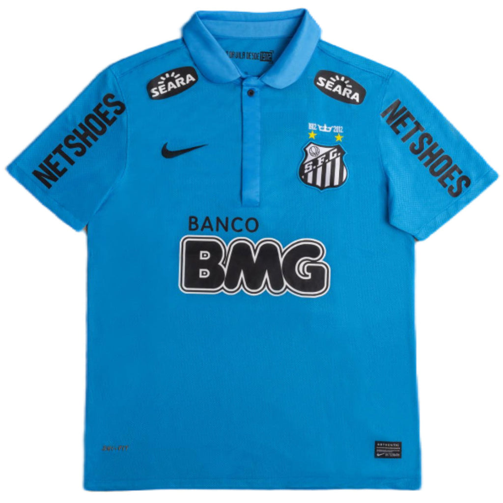 Neymar Jr 11 - 2011/12 Santos Third Blue Jersey - Retro