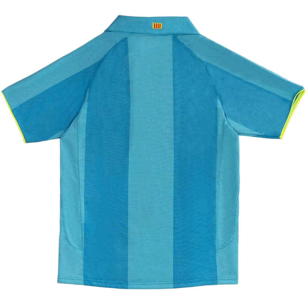 2007/08 FCB Away Light Blue - Retro Jersey