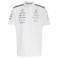 Mercedes AMG Petronas White Collar Polo 2026 (Superior Quality)