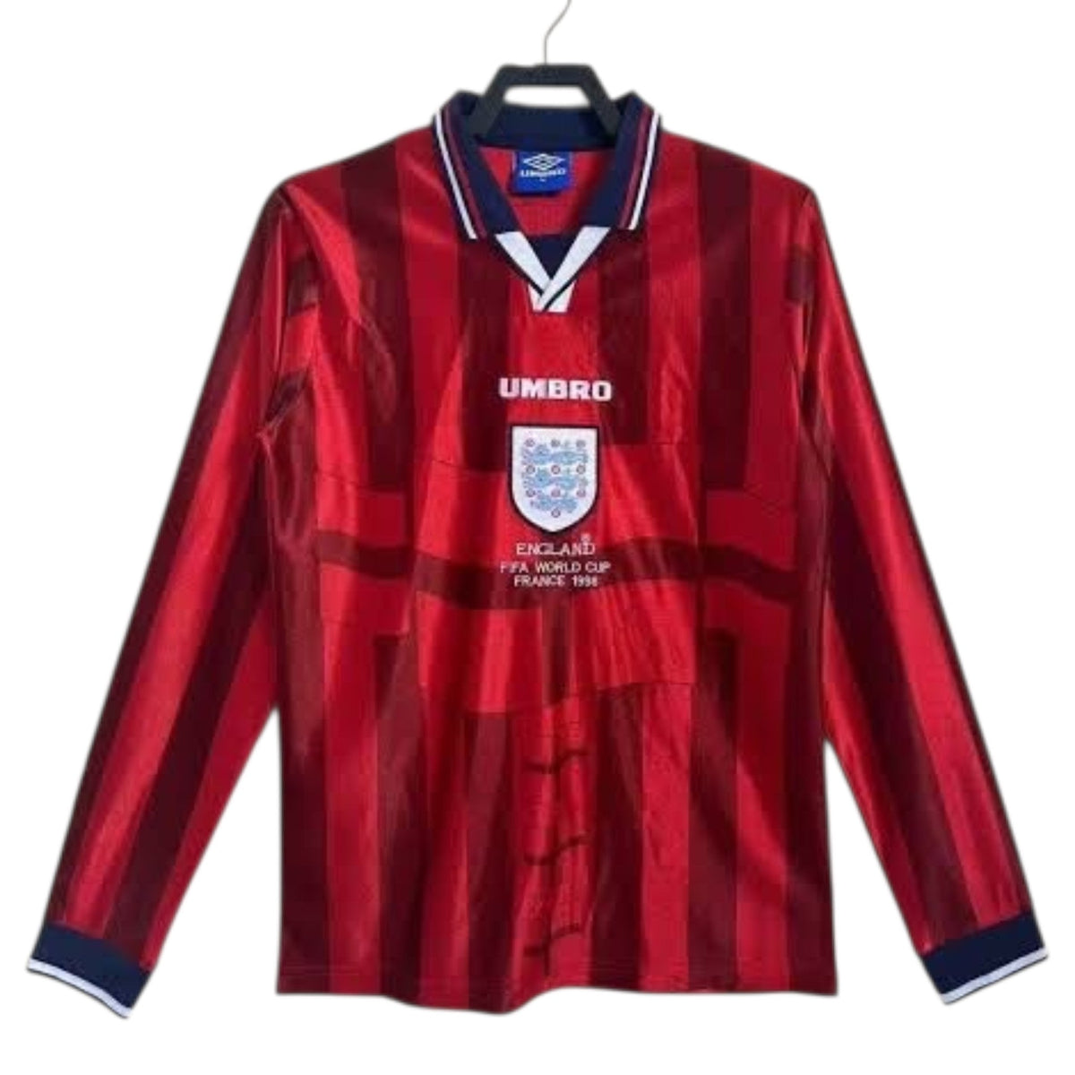 1997/99 England Away Fullsleeves Jersey - Retro (Original Quality)
