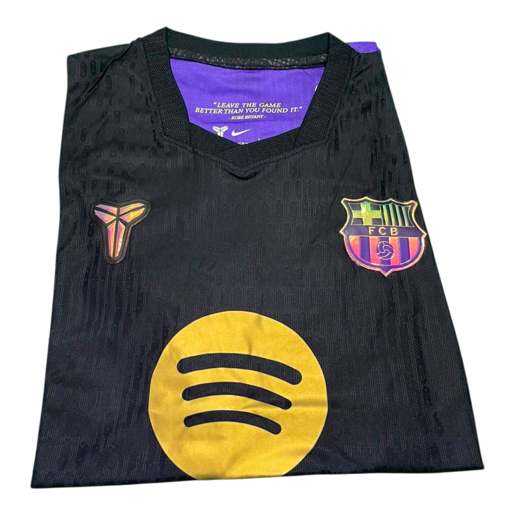 De Jong 21 - FCB Away Player Black/Purple 2026/27 - Player Version Quality (UCL Font)