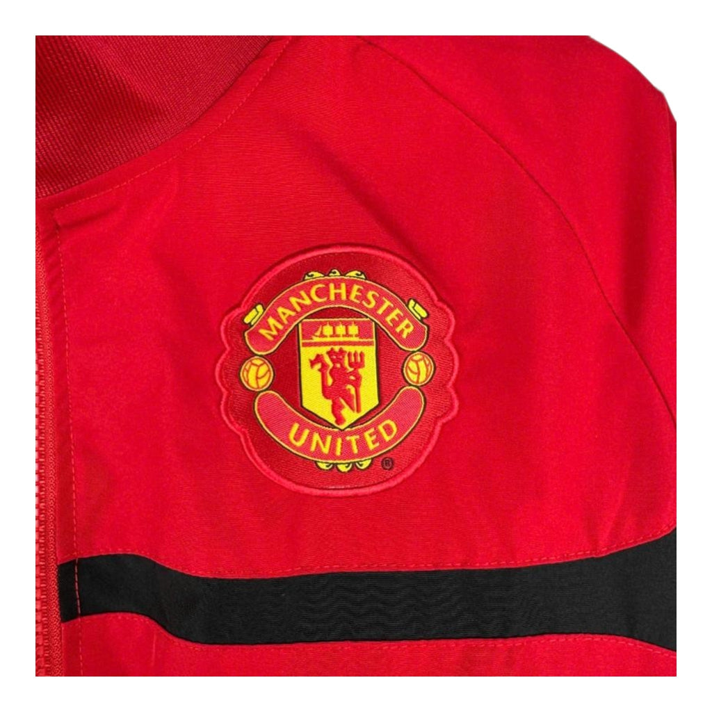 Manchester United Red 2008/09 Black Line in the Middle Retro Windbreaker Jacket