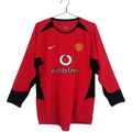 2002-04 Manchester United Home Fullsleeves Jersey - Retro