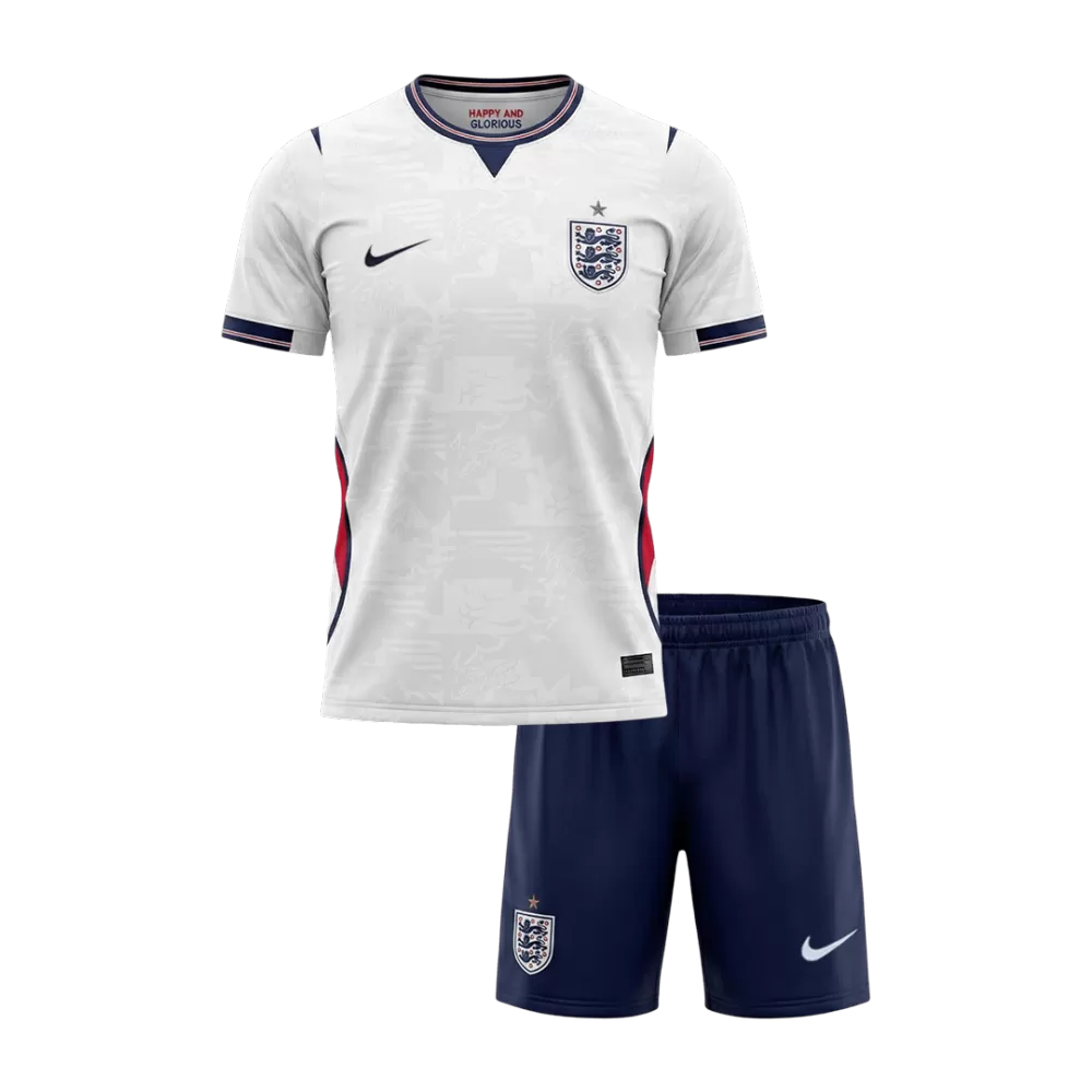 England Home World Cup Kit 2026 - (Jersey + Shorts)
