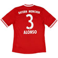 Alonso 3 - 2013/14 Bayern Munich Home Jersey - Retro