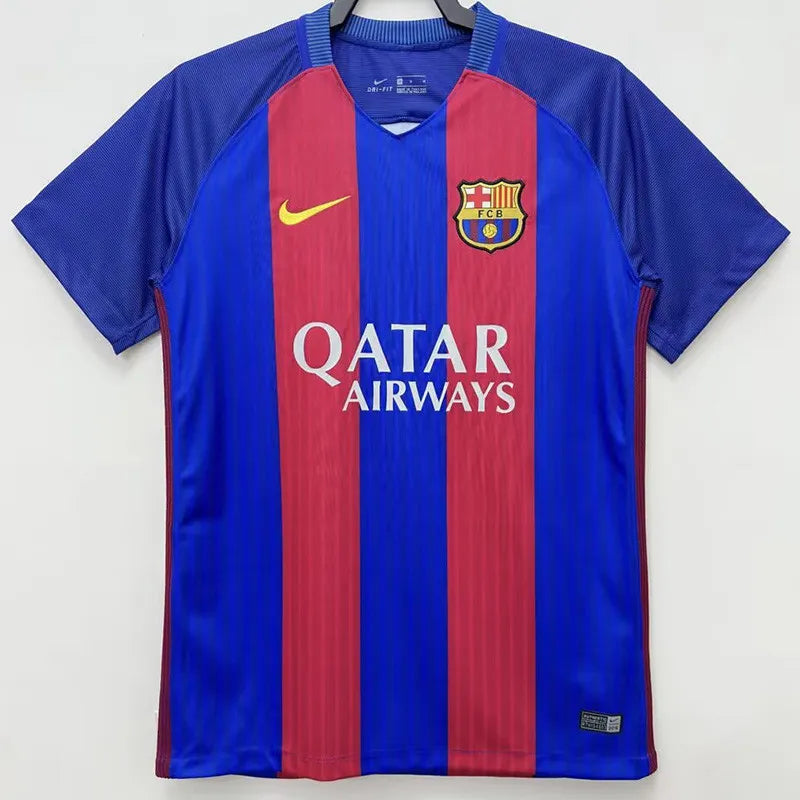 Suarez 9 - 2016/17 FCB Home - Retro Jersey