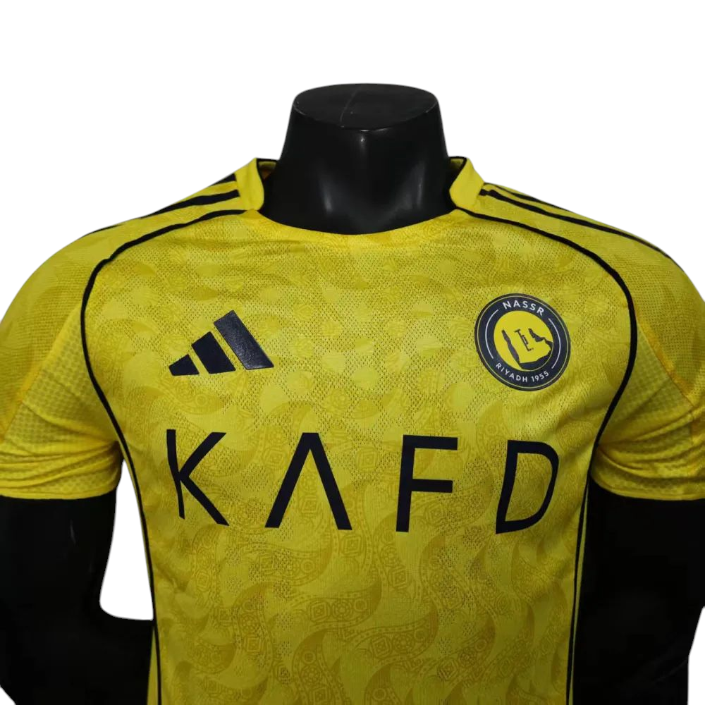 Ronaldo 7 - Al Nassr Home 2025/26 Yellow - Player Version