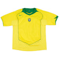 2004 Brazil Home Yellow Jersey - Retro ( Original Quality )