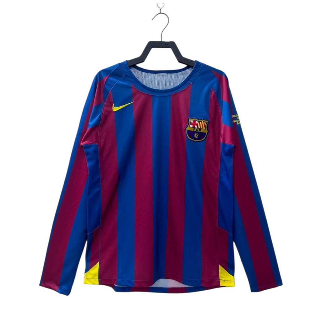 2005/06 - FCB Home Fullsleeves Retro Jersey