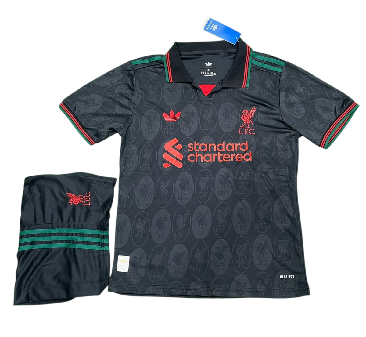 Liverpool Special Edition Black Set 2025/26 - (Jersey + Shorts)