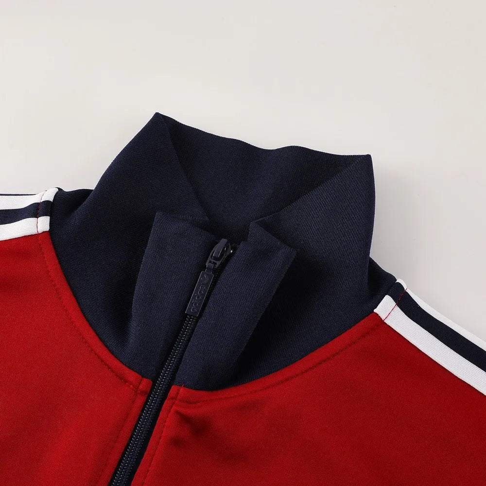 Gunners Maroon Retro Style Anthem Jacket - 2025/26