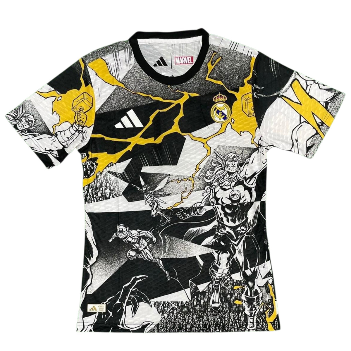 Merengues X Marvel Warm Up T-shirt 2025/26 - Player Version