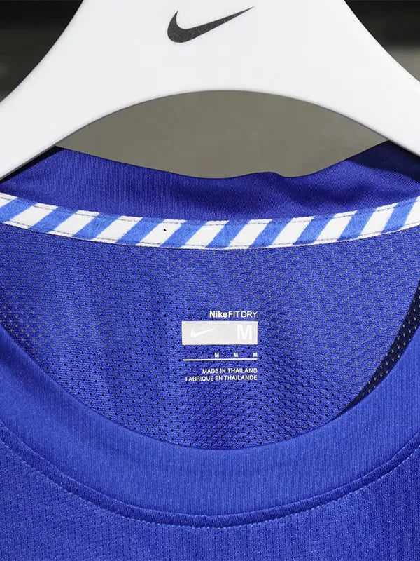 2008/09 Manchester United Third Fullsleeves Blue - Retro Jersey