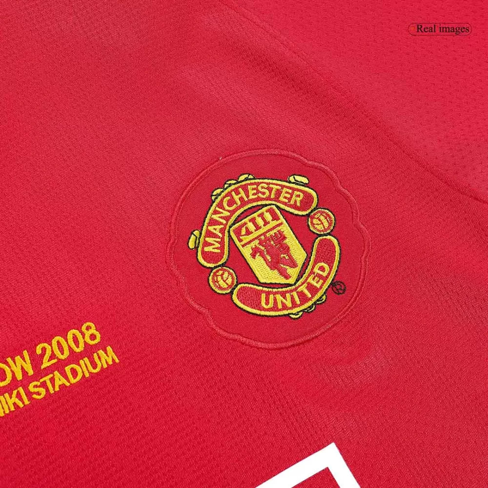 2007-08 Rooney 10 - Manchester United Home Fullsleeves Jersey - Retro