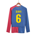 Xavi 6 - 2008/09 FCB Home Fullsleeves Retro Jersey - Original Quality