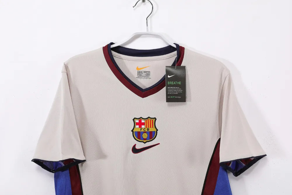 1998/99 FCB Away Cream - Retro Jersey
