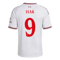 Isak 9 - Liverpool Away White 2026/27 - Player Version Quality (UCL Font)