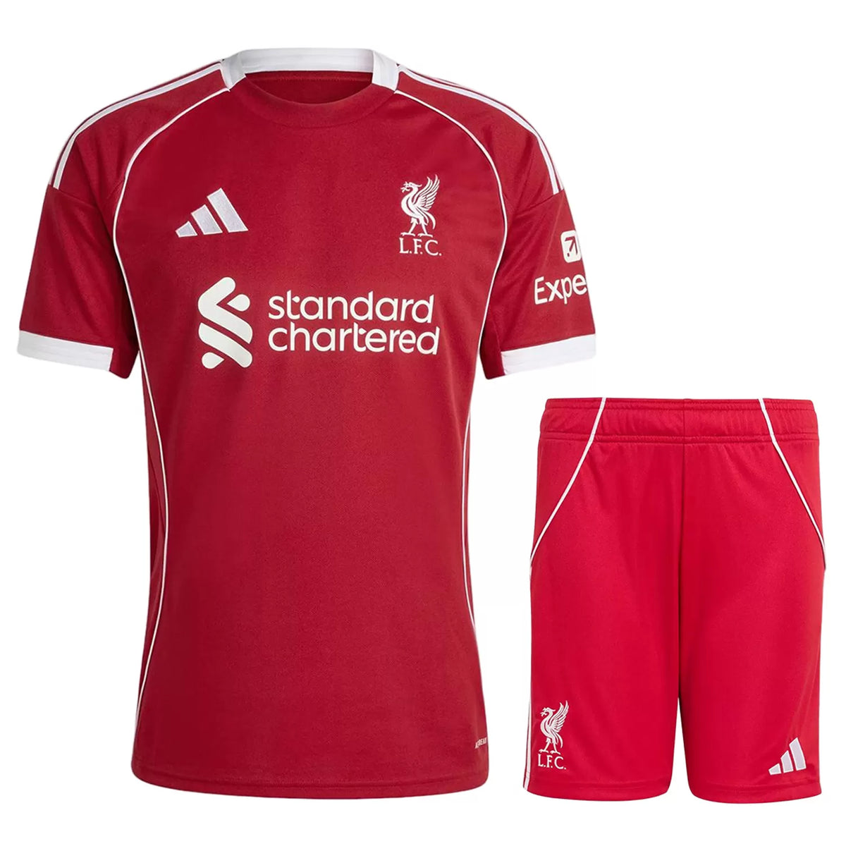 Liverpool Home Set 2025/26 - (Jersey + Shorts)