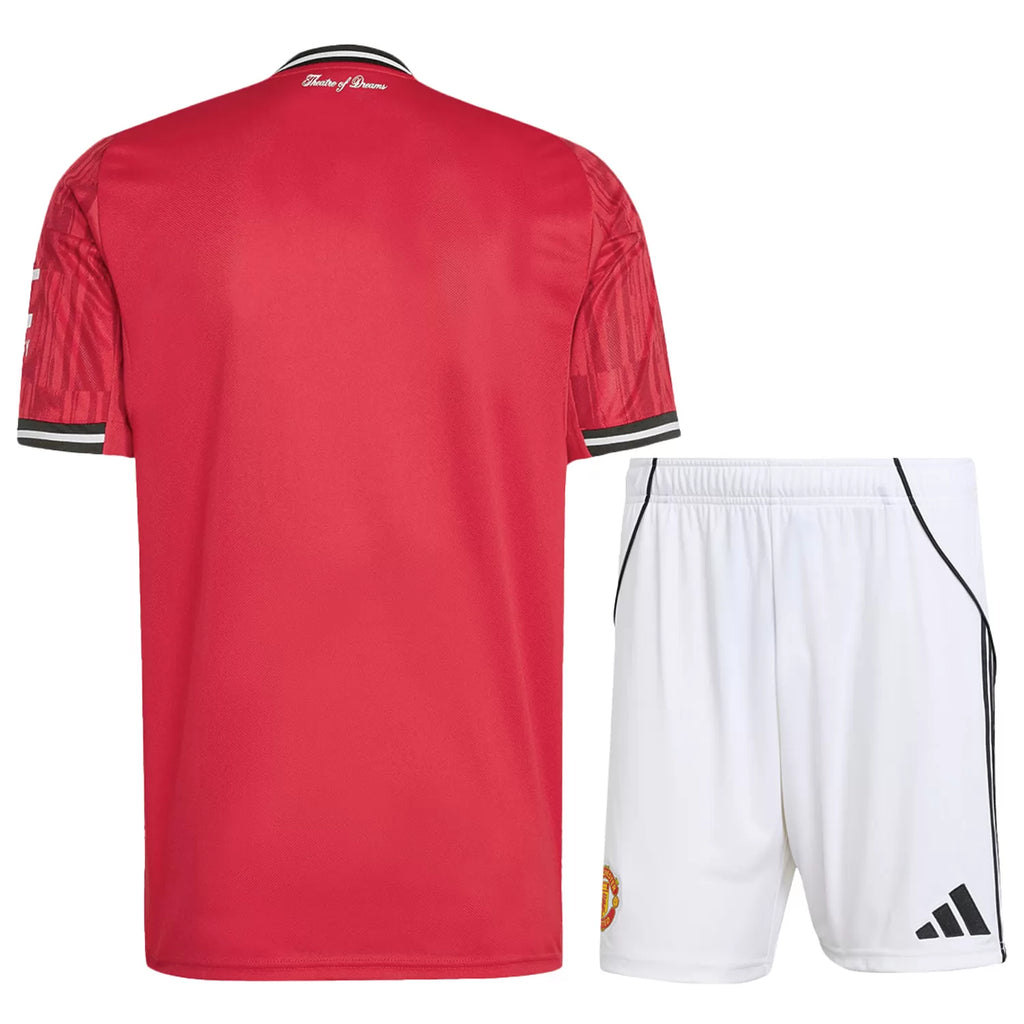 Manchester United Home Kit 2025/26 - (Jersey+Shorts)