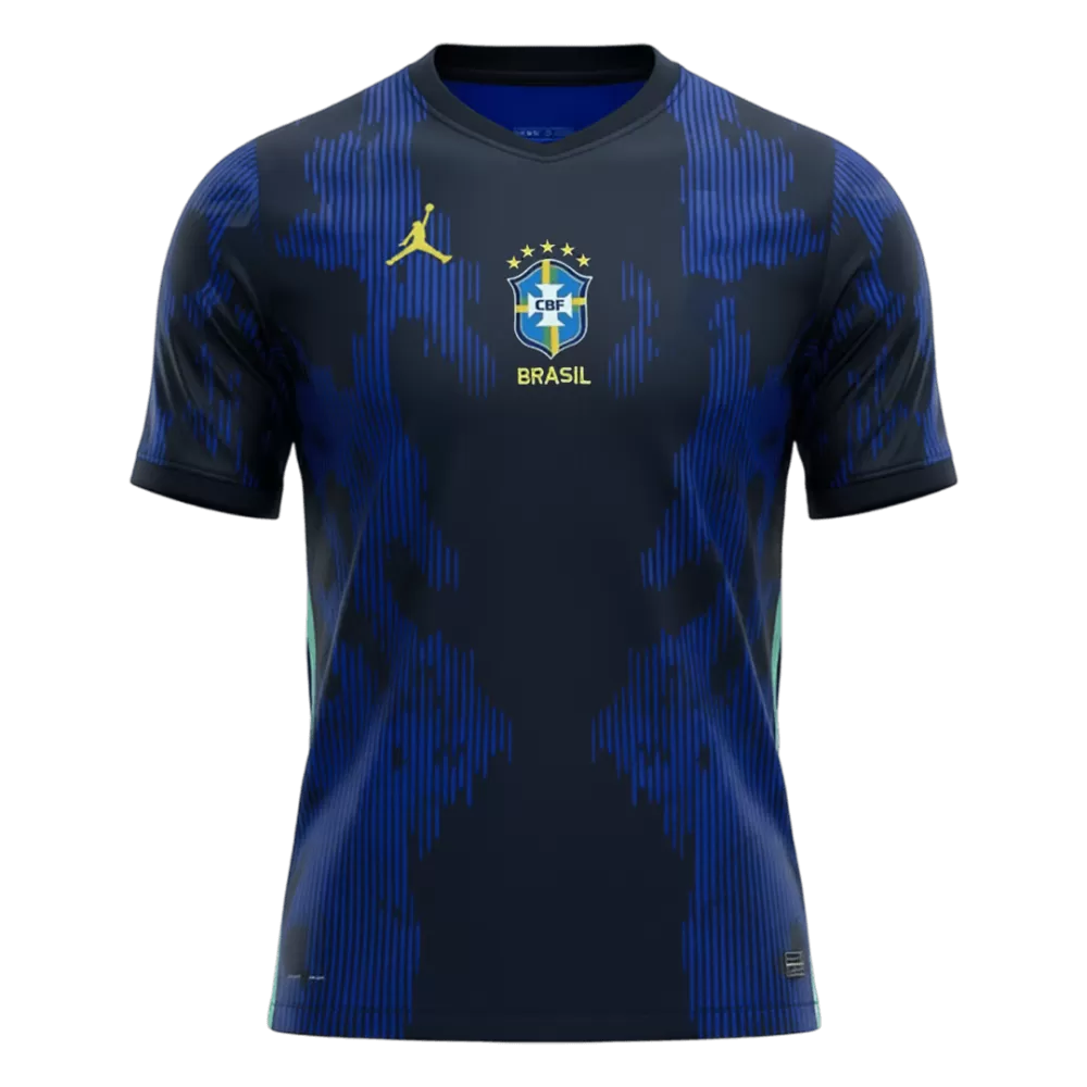 Brazil Away Blue World Cup Kit 2026 - (Jersey + Shorts)