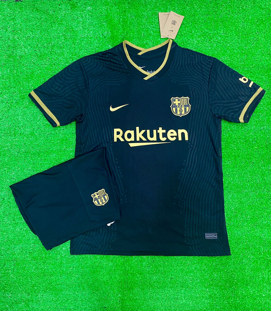 FCB Away Kit 2020/21 - (Jersey + Shorts)